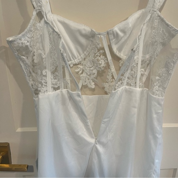 Lulu’s Coveted Delight White Sequin Corset Mini Dress Xl - Picture 6 of 14